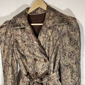 Snake skin jacket